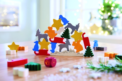 Haba Spiel Tier auf Tier Weihnachtsausgabe